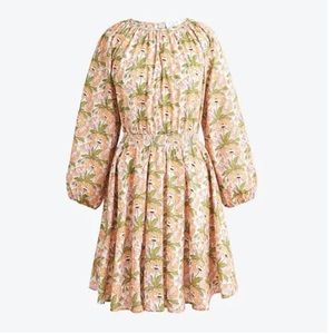 (F32) Smocked-waist mini dress in Liberty® Butterfield Poppy fabric